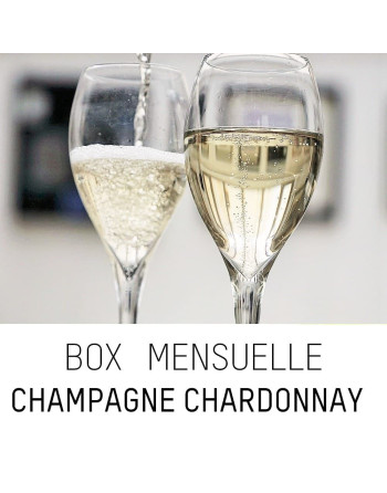 Box Champagne Chardonnay : cadeau champagne blanc de blancs avec abonnement mensuel