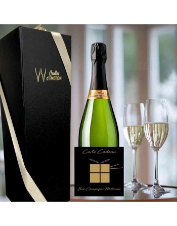 Cadeau Champagne avec Abonnement Champagne pour recevoir une bouteille de champagne en cadeau tous les mois