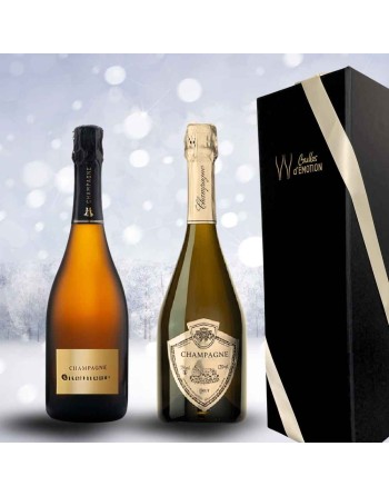 Coffret Cadeau Champagne d'hiver : 2 champagnes pour l hiver