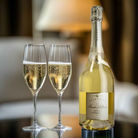 Amour de Deutz Blanc de Blanc : la cuvée de prestige de la célèbre Maison Deutz, élaborée avec les meilleurs chardonnays