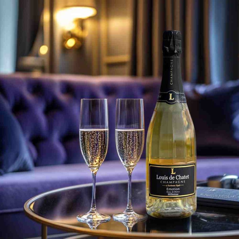 Champagne Blanc de Blancs de la remarquable année millésime 2012
