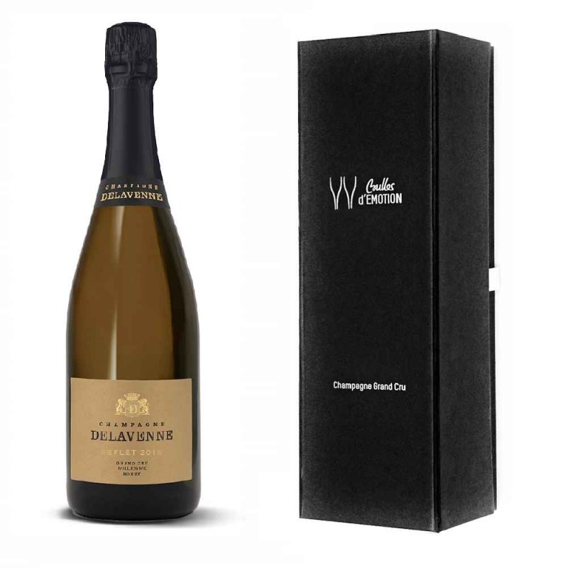 coffret champagne millésimé , cadeau pour amateur de champagne Grand Cru