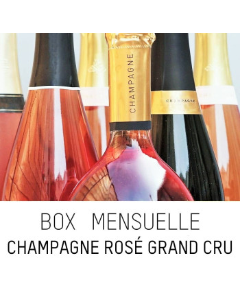 Cadeau Box pour femme : abonnement champagne rosé