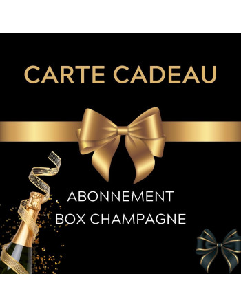 Carte Cadeau Premium : abonnement box champagne - idée cadeau luxe