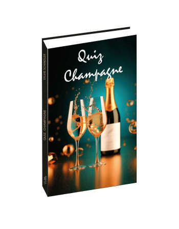 Le premier livre jeu du champagne pour défier ses amis et apprendre en s'amusant