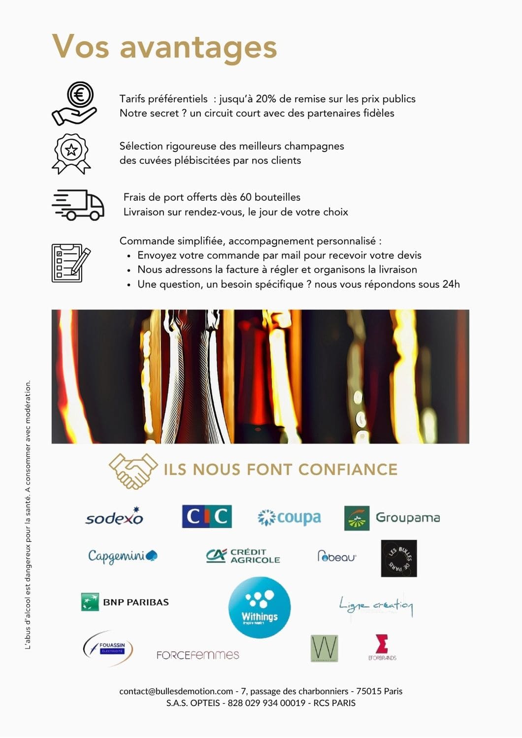 Champagne pas cher tarif préférentiel